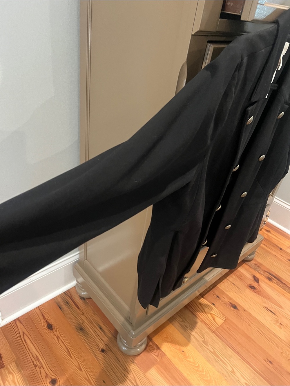Chico’s Black Military-Style Women's Jacket Size 3 - Picture 5 of 6